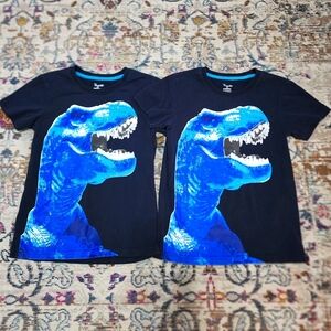 Frogwill Boys Navy Graphic Tyrannosaurus Top, sz 7T (Prive Per Shirt)